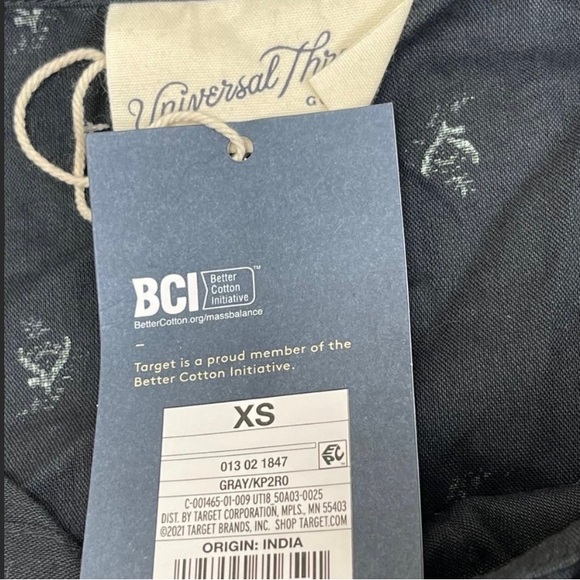 Universal Thread Balloon Long Sleeve Embroidered Button-Down Shirt Size XSMALL - Picture 12 of 13